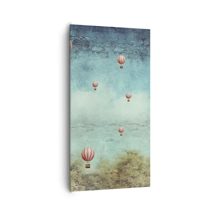 Cuadro sobre lienzo – Impresión de Imagen – Libre del ajetreo de la vida – 65×120 cm