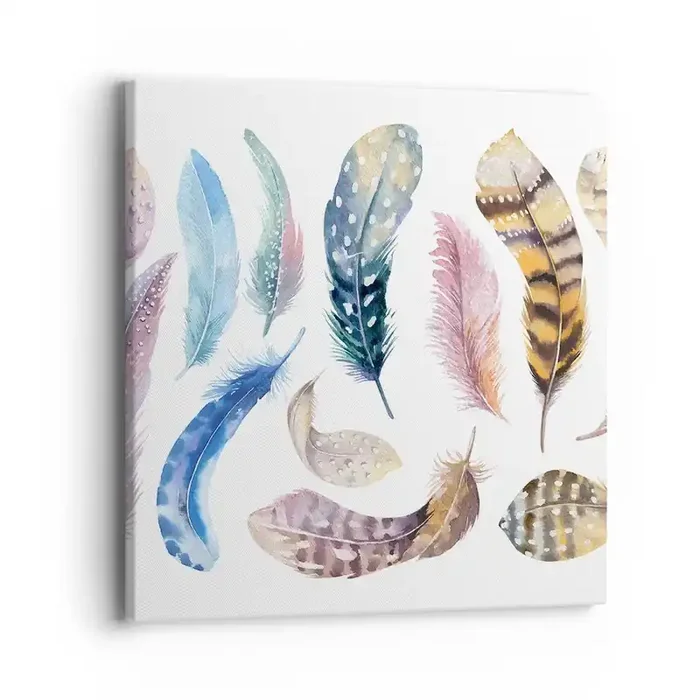 Cuadro sobre lienzo – Impresión de Imagen – Ligero, colorido y multicolor – 40×40 cm