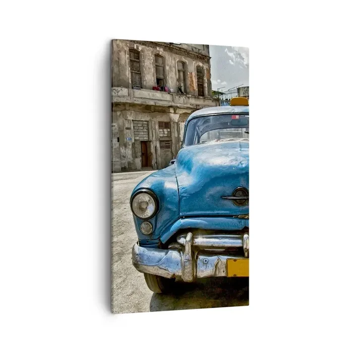 Cuadro sobre lienzo – Impresión de Imagen – Lo Vintage es hermoso – 45×80 cm