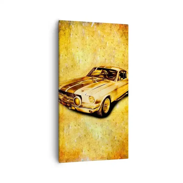 Cuadro sobre lienzo – Impresión de Imagen – Los locos años 70. – 55×100 cm