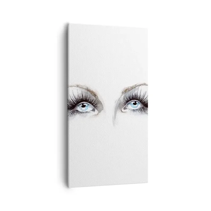 Cuadro sobre lienzo – Impresión de Imagen – ¿Los ojos de un ángel? – 55×100 cm