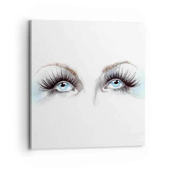 Cuadro sobre lienzo – Impresión de Imagen – ¿Los ojos de un ángel? – 70×70 cm