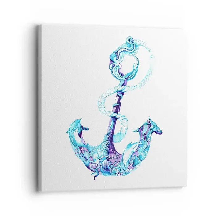 Cuadro sobre lienzo – Impresión de Imagen – Los secretos del mar – 30×30 cm