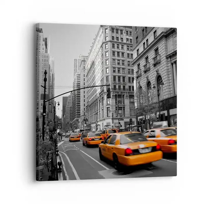 Cuadro sobre lienzo – Impresión de Imagen – Los soles de la gran ciudad – 30×30 cm