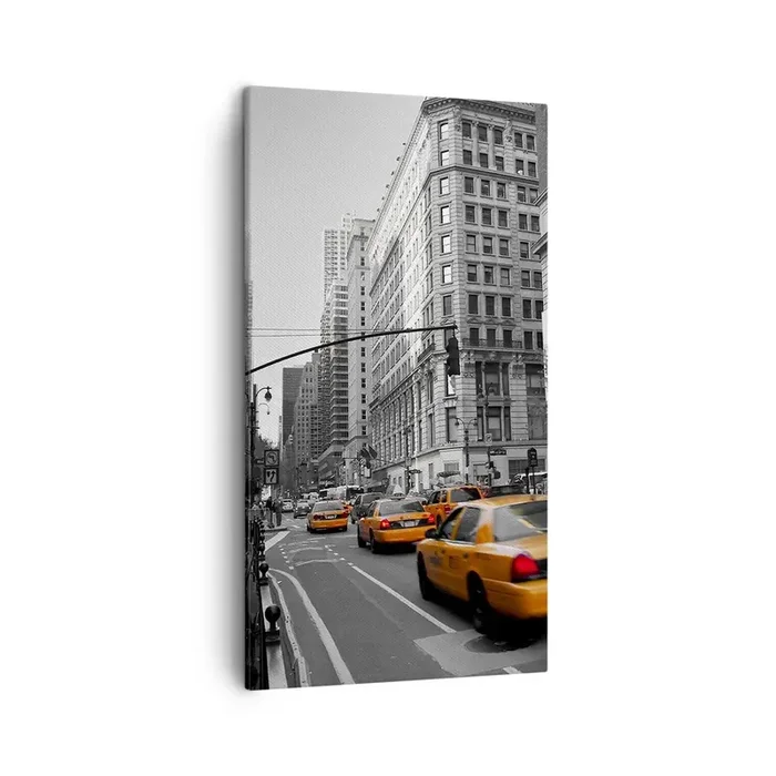 Cuadro sobre lienzo – Impresión de Imagen – Los soles de la gran ciudad – 45×80 cm