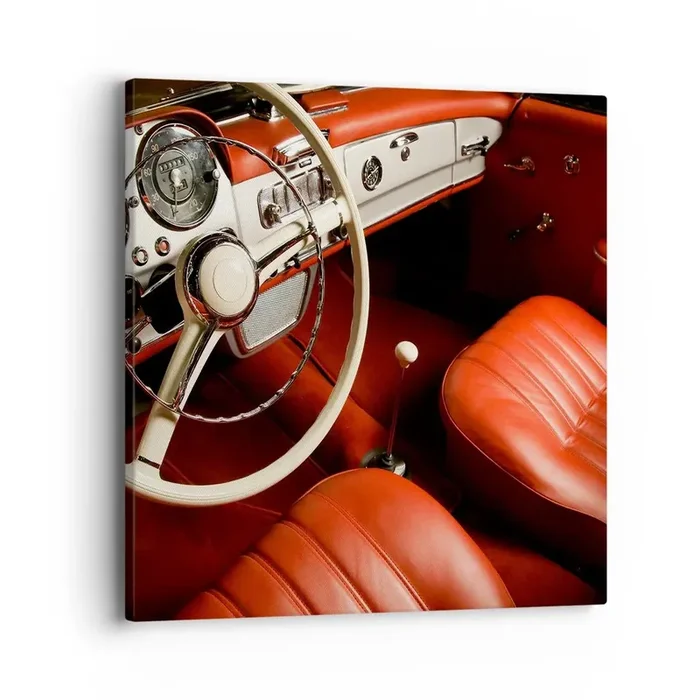 Cuadro sobre lienzo – Impresión de Imagen – Lujo vintage – 40×40 cm