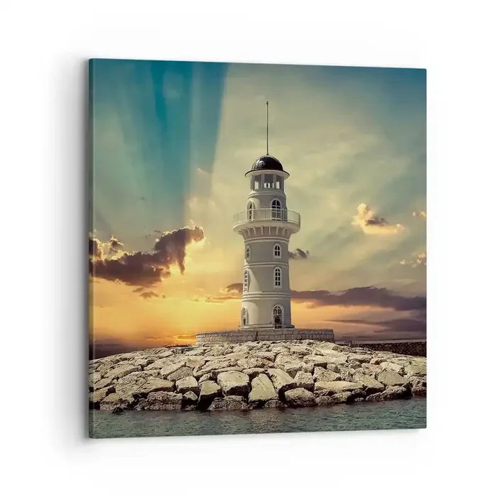 Cuadro sobre lienzo – Impresión de Imagen – Luz – Bondad – Belleza – 70×70 cm