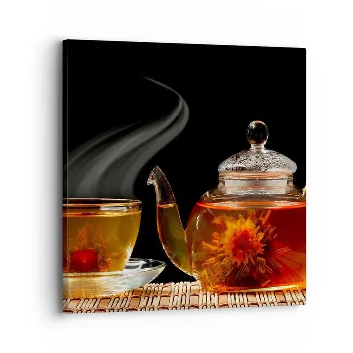 Cuadro sobre lienzo – Impresión de Imagen – Magia y el arte del té – 30×30 cm