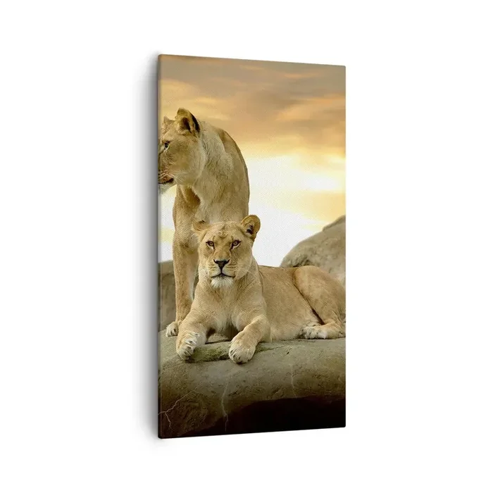 Cuadro sobre lienzo – Impresión de Imagen – Majestuosidad real – 55×100 cm