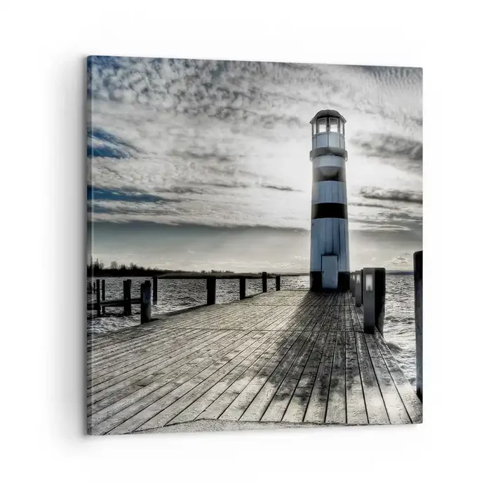 Cuadro sobre lienzo – Impresión de Imagen – Marineros, aquí os espero – 60×60 cm