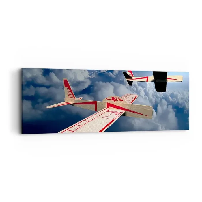 Cuadro sobre lienzo – Impresión de Imagen – Más alto, más lejos – 90×30 cm