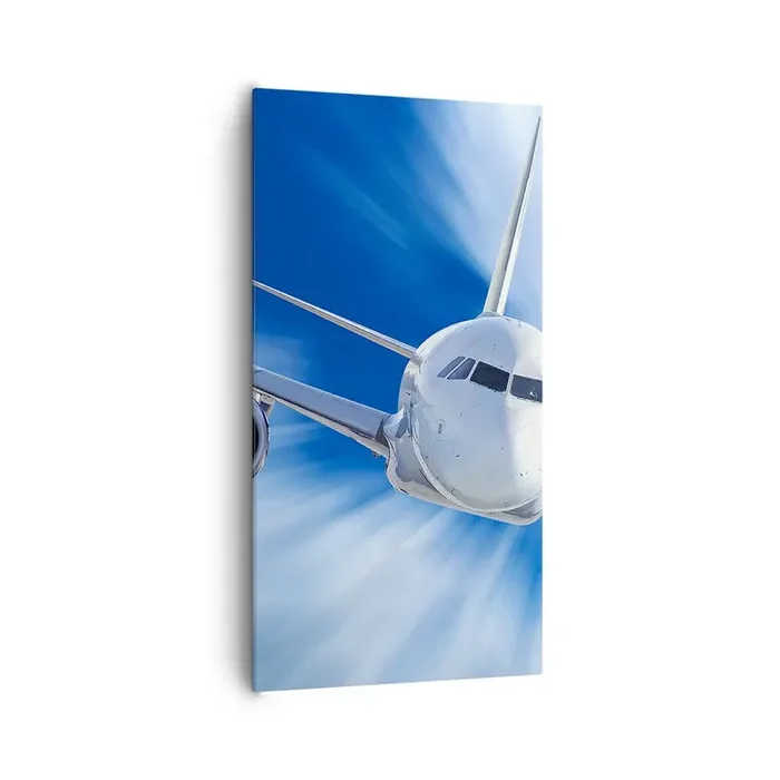 Cuadro sobre lienzo – Impresión de Imagen – Más rápido que el viento en el cielo – 65×120 cm