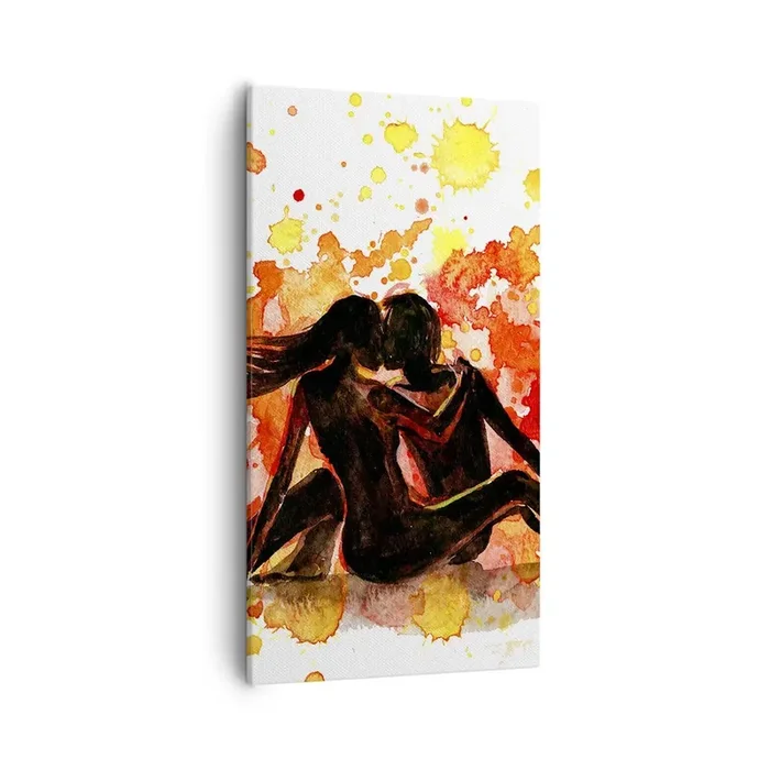 Cuadro sobre lienzo – Impresión de Imagen – Momento romántico – 55×100 cm
