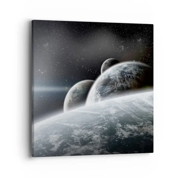 Cuadro sobre lienzo – Impresión de Imagen – Música cósmica de las esferas – 40×40 cm