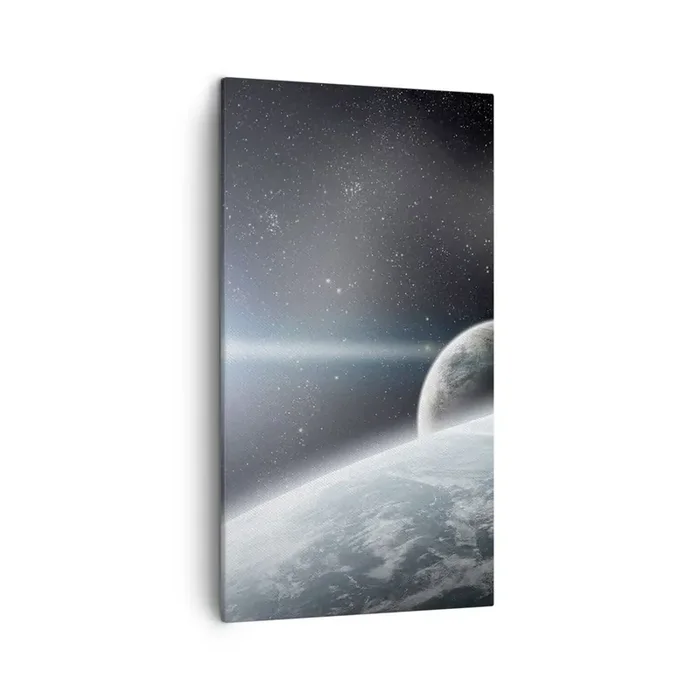 Cuadro sobre lienzo – Impresión de Imagen – Música cósmica de las esferas – 45×80 cm