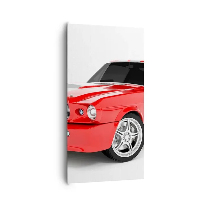 Cuadro sobre lienzo – Impresión de Imagen – Mustang veloz como el viento – 65×120 cm