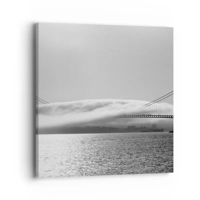 Cuadro sobre lienzo – Impresión de Imagen – Navegue por el Golden Gate – 40×40 cm