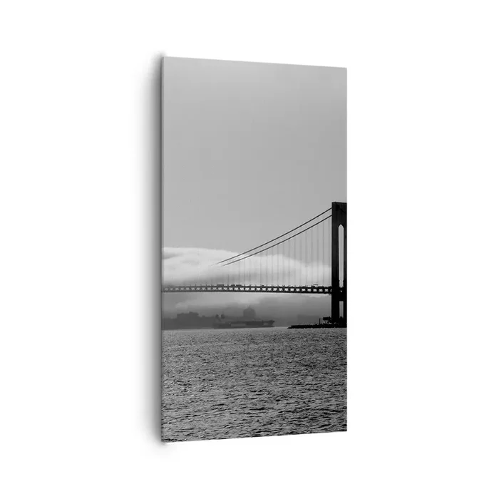 Cuadro sobre lienzo – Impresión de Imagen – Navegue por el Golden Gate – 65×120 cm