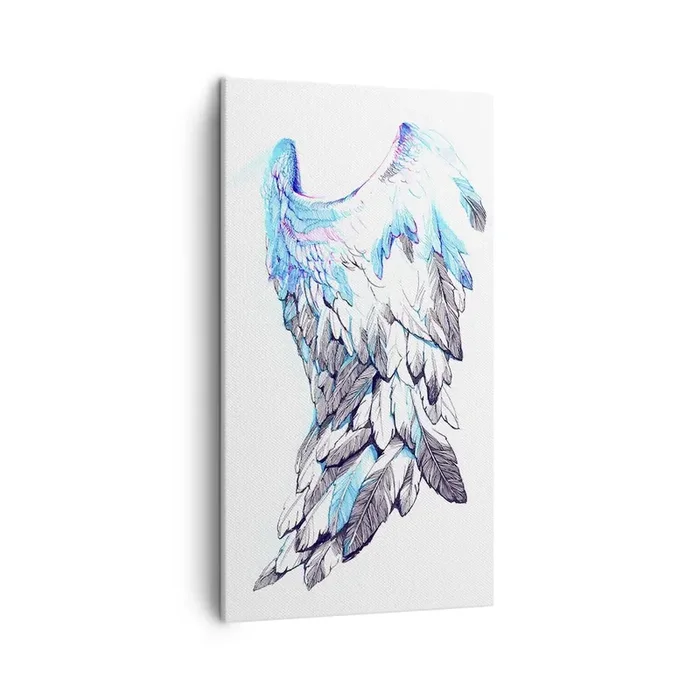 Cuadro sobre lienzo – Impresión de Imagen – Necesito alas – 45×80 cm
