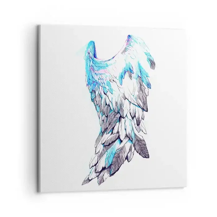 Cuadro sobre lienzo – Impresión de Imagen – Necesito alas – 60×60 cm