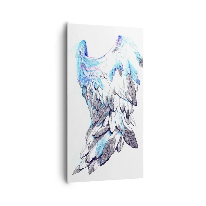 Cuadro sobre lienzo – Impresión de Imagen – Necesito alas – 65×120 cm