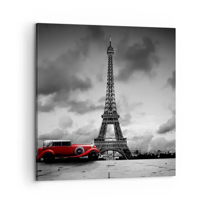 Cuadro sobre lienzo – Impresión de Imagen – No hace mucho tiempo, en París – 50×50 cm