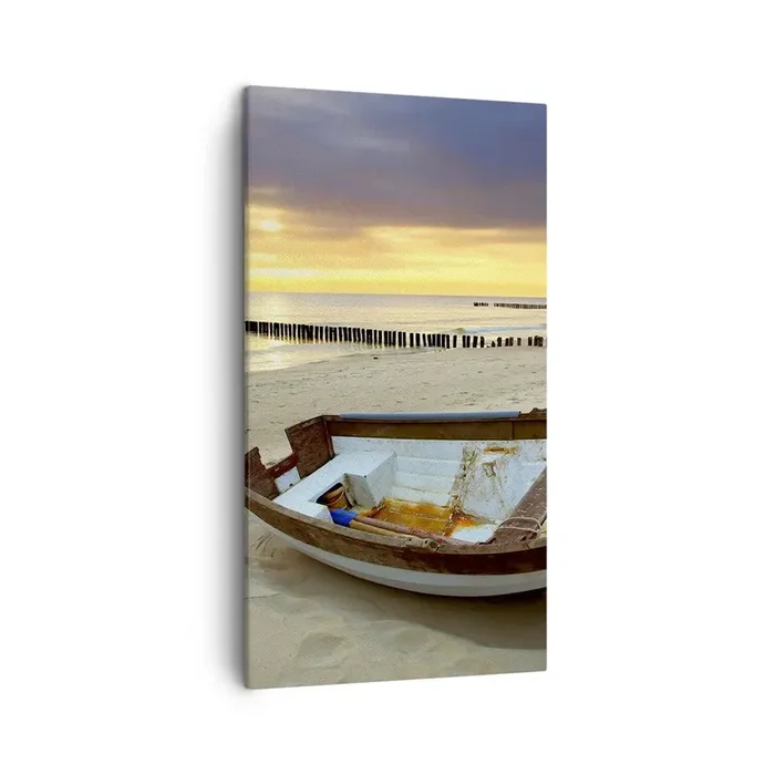 Cuadro sobre lienzo – Impresión de Imagen – No hay playas más bonitas – 45×80 cm