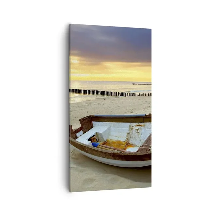 Cuadro sobre lienzo – Impresión de Imagen – No hay playas más bonitas – 55×100 cm
