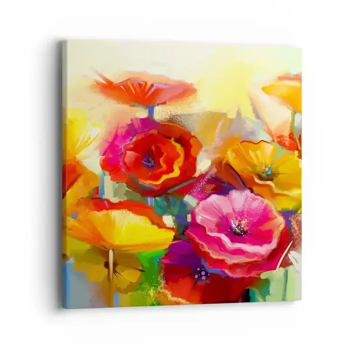Cuadro sobre lienzo – Impresión de Imagen – No solo rojo – 40×40 cm
