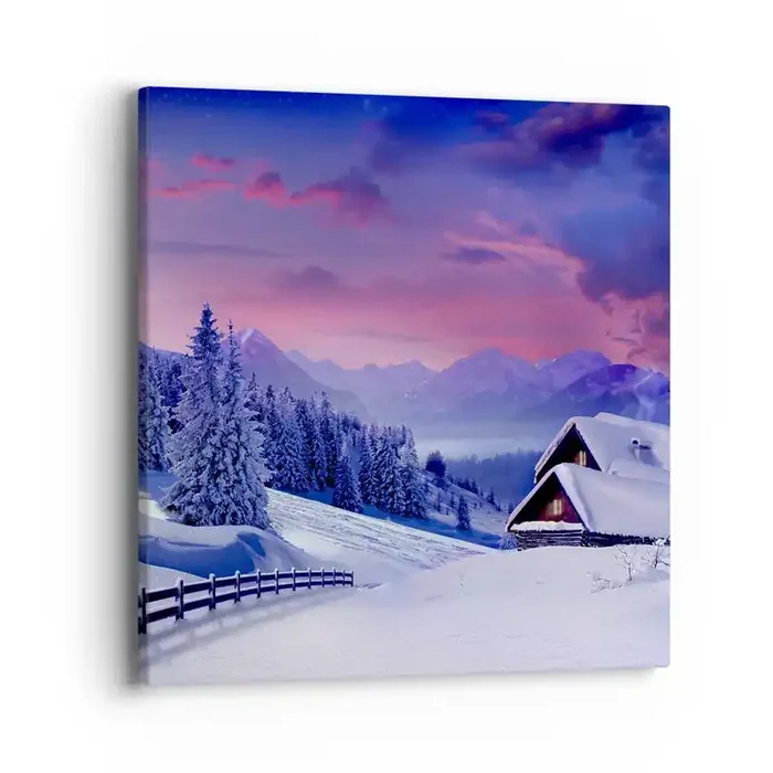 Cuadro sobre lienzo – Impresión de Imagen – Noche de silencio – 40×40 cm