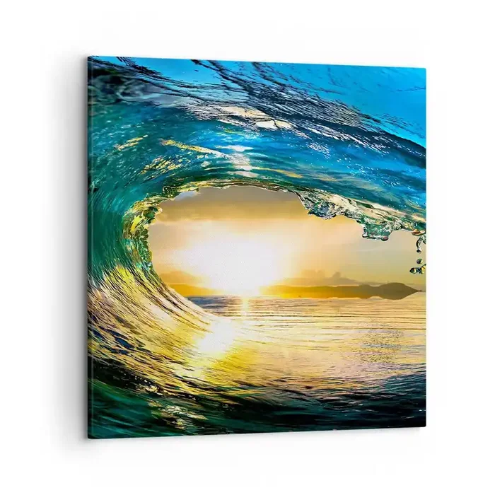 Cuadro sobre lienzo – Impresión de Imagen – Ojo de esperanza – 50×50 cm