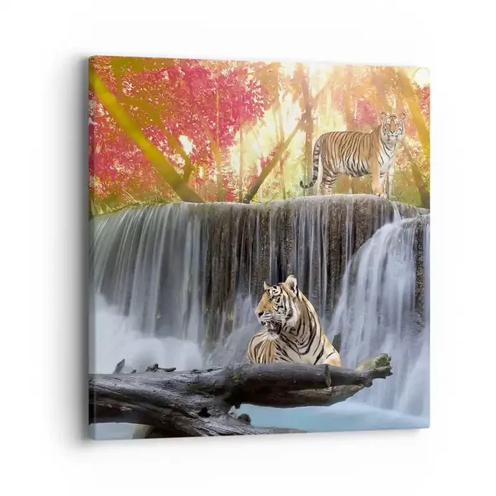 Cuadro sobre lienzo – Impresión de Imagen – Paisaje surrealista – 40×40 cm