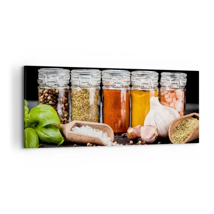 Cuadro sobre lienzo – Impresión de Imagen – Para que la vida sepa bien – 100×40 cm