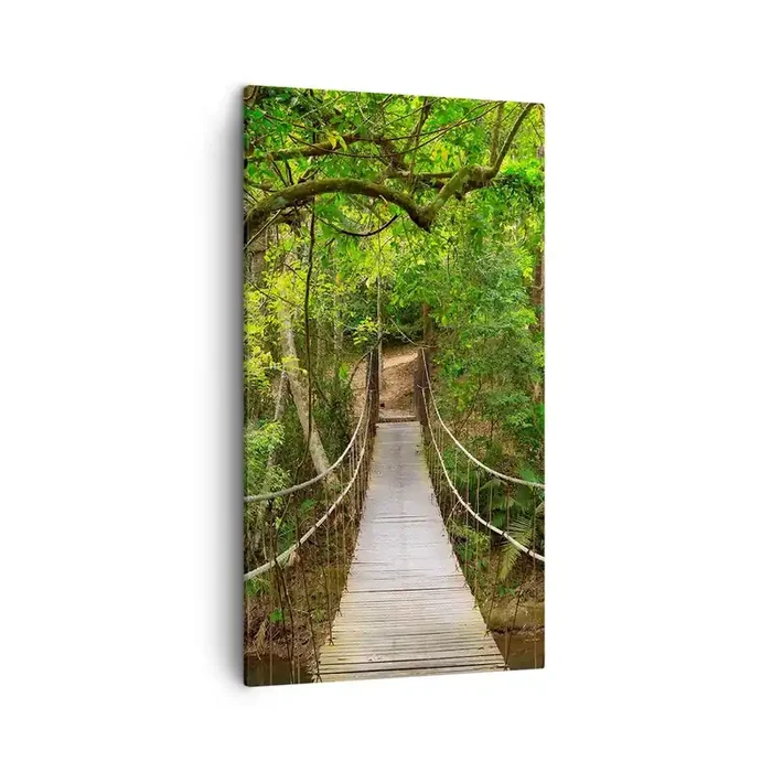 Cuadro sobre lienzo – Impresión de Imagen – Porque la vid crece en el jardín – 45×80 cm