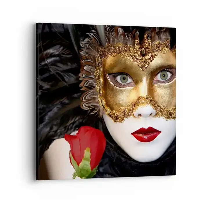 Cuadro sobre lienzo – Impresión de Imagen – Porque la vida es un gran baile – 30×30 cm