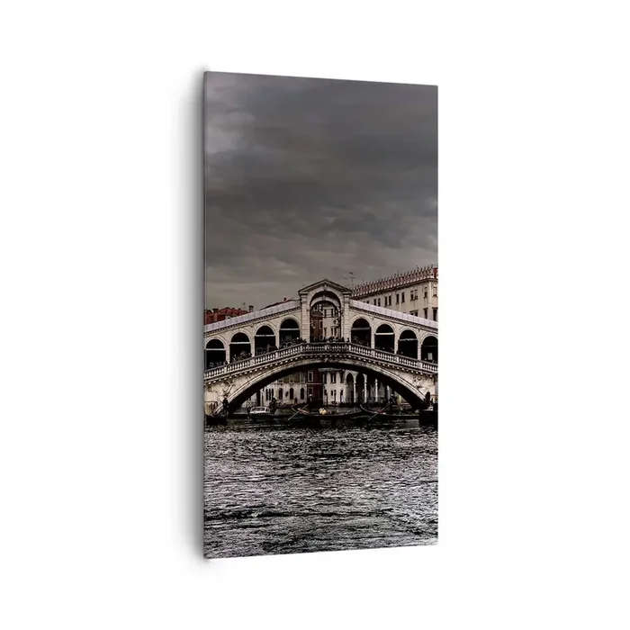 Cuadro sobre lienzo – Impresión de Imagen – Promesa de una velada veneciana – 65×120 cm