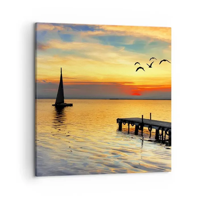 Cuadro sobre lienzo – Impresión de Imagen – Regresos nocturnos – 50×50 cm