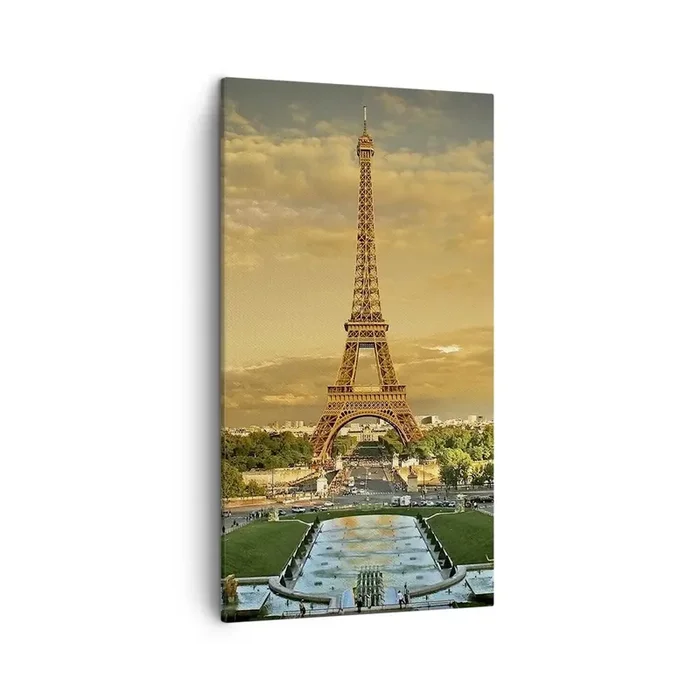 Cuadro sobre lienzo – Impresión de Imagen – Reina de París – 45×80 cm