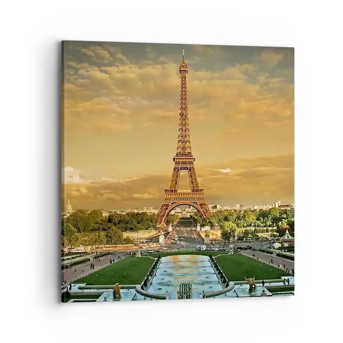 Cuadro sobre lienzo – Impresión de Imagen – Reina de París – 70×70 cm