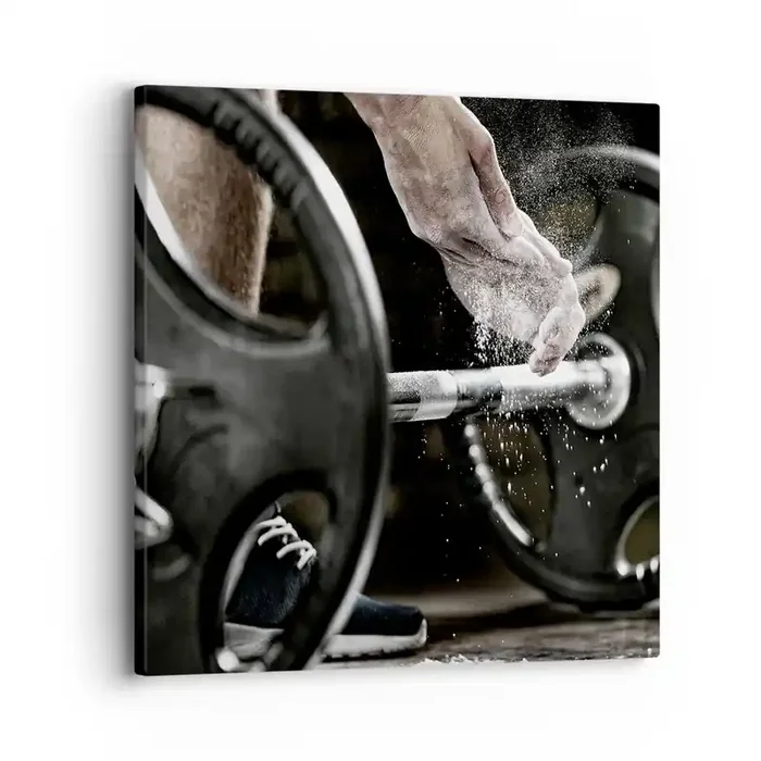 Cuadro sobre lienzo – Impresión de Imagen – ¡Reto aceptado! – 30×30 cm