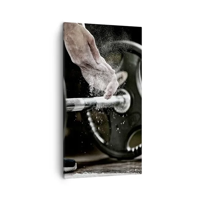 Cuadro sobre lienzo – Impresión de Imagen – ¡Reto aceptado! – 45×80 cm