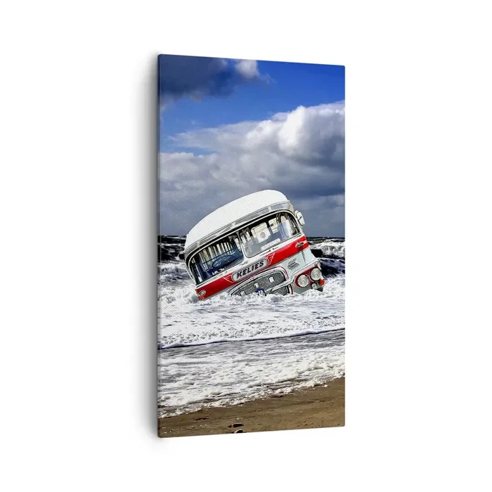 Cuadro sobre lienzo – Impresión de Imagen – ¿Y qué te sorprende? – 55×100 cm