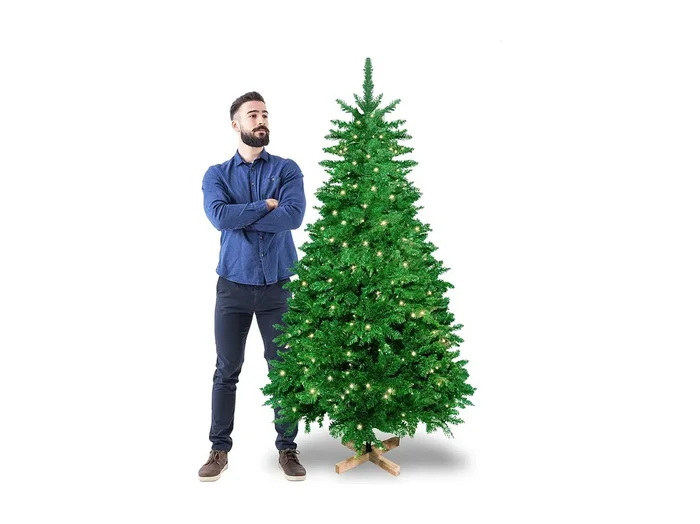 Cupid – Árbol de Navidad con luces LED ø100cm x180H, 800 ramas