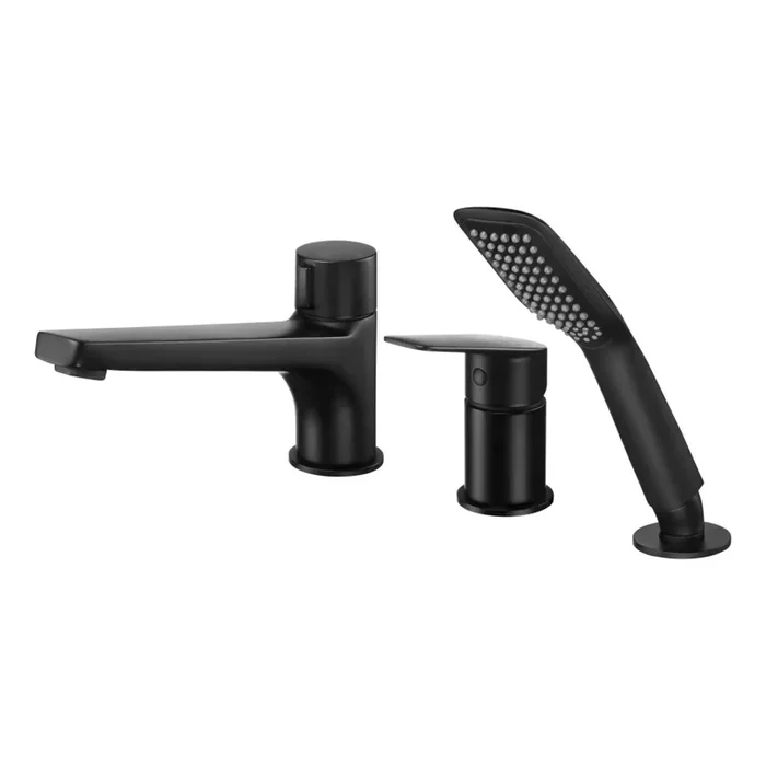 Deante BGJ_N13M – Set de bañera con grifo JASMIN, negro