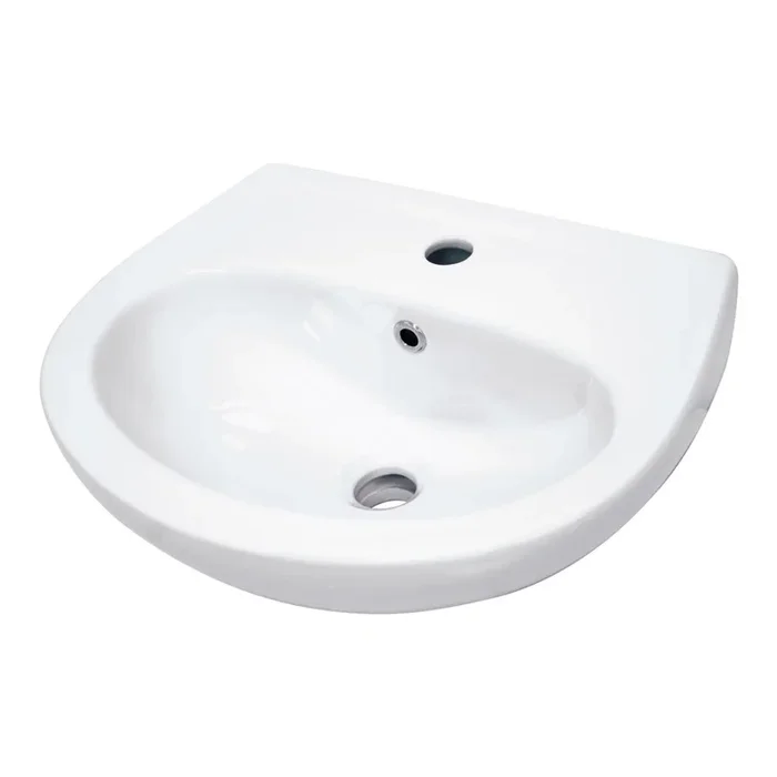 Deante CDJ_6U4W – Lavabo mural con orificio JASMIN 45,7×36,4 cm cerámica/blanco