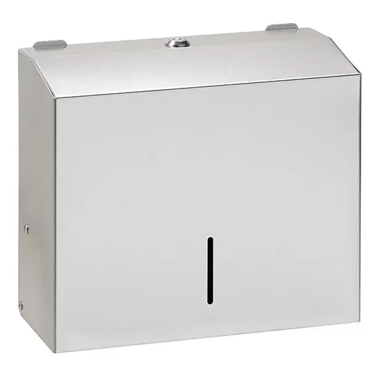 Dispensador de toallas 28×24,5 cm acero inoxidable/plateado