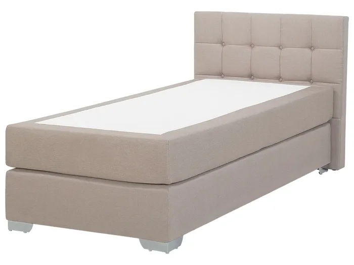 Divan Bed Fabric ADMIRAL 90 x 200 cm (EU Single) Sand Beige
