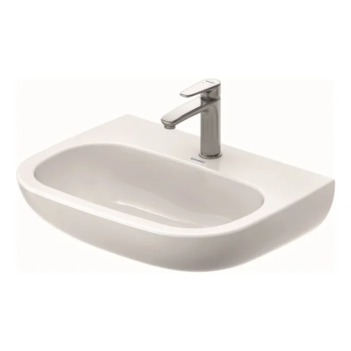 Duravit 23116000002 – Lavabo suspendido D-CODE 60×46 cm cerámica/blanco brillante