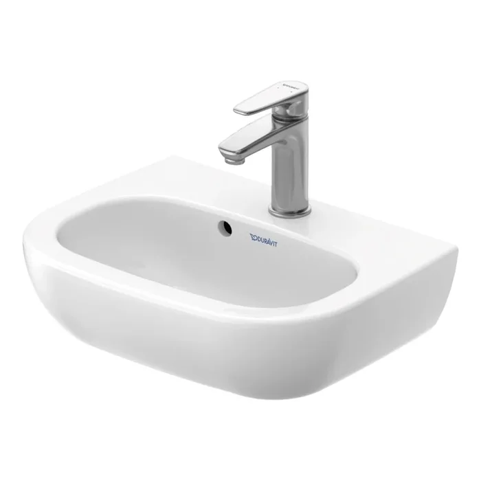 Duravit 7054500002 – Lavabo suspendido D-CODE 45×34 cm cerámica/blanco brillante