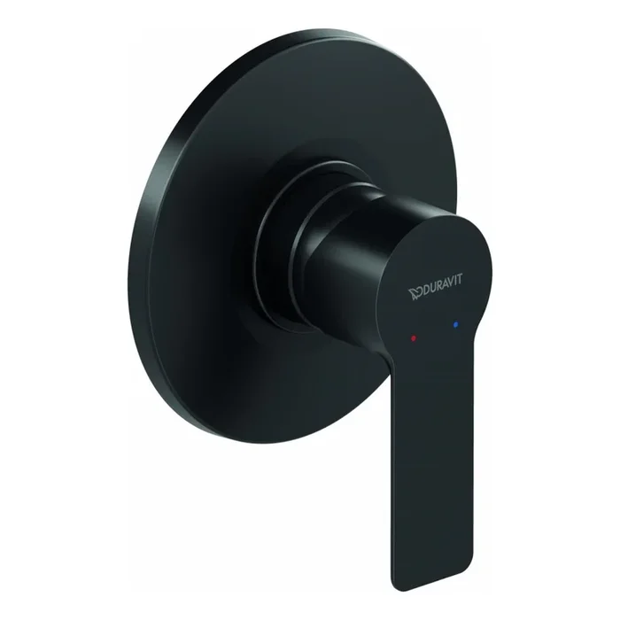 Duravit DC4210007046 – Mezclador de ducha para instalación empotrada D-CODE, negro mate
